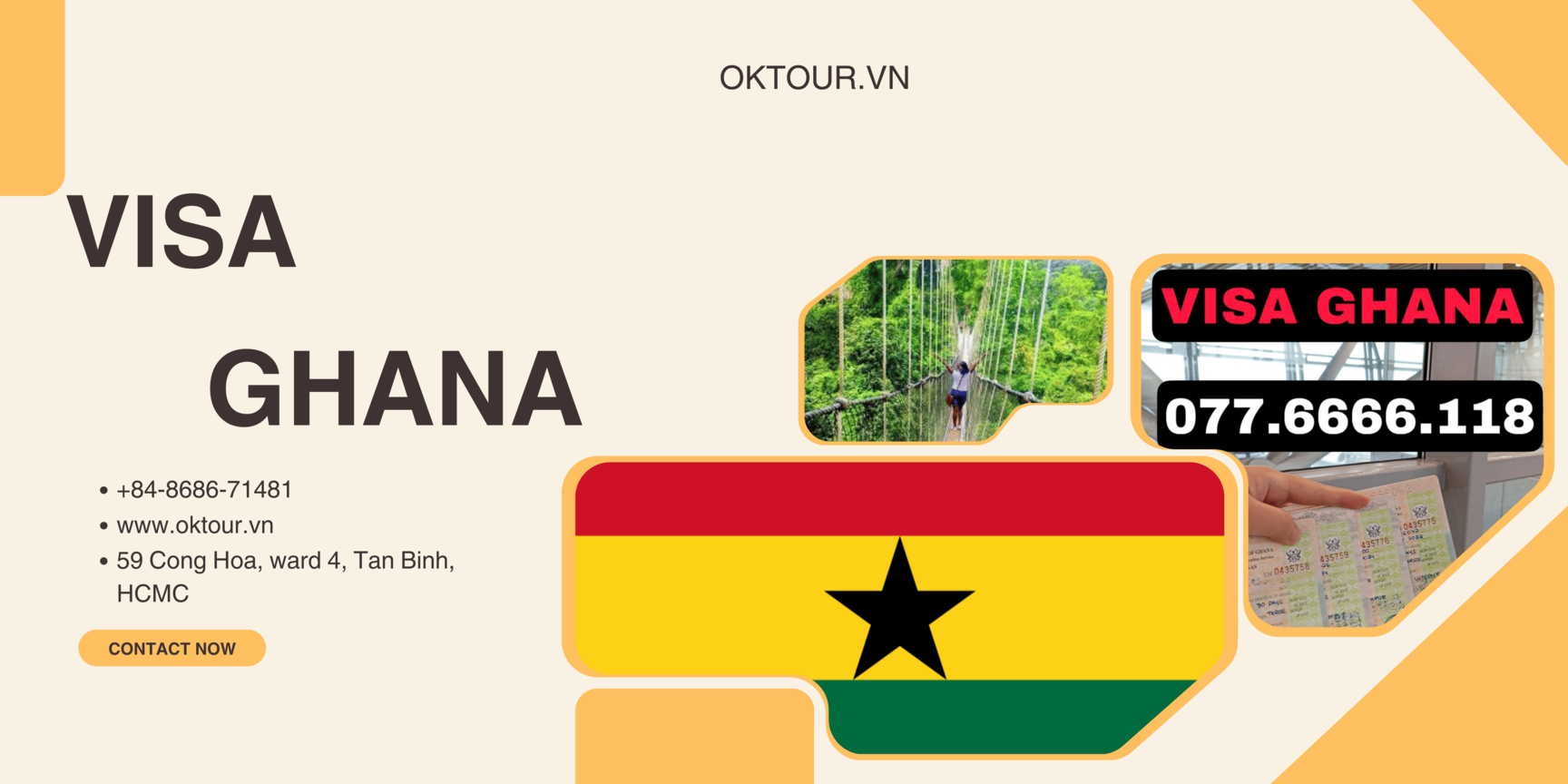 Hướng Dẫn Xin Visa Ghana Mới Nhất 2026 – Thủ Tục, Hồ Sơ & Chi Phí | OKTOUR