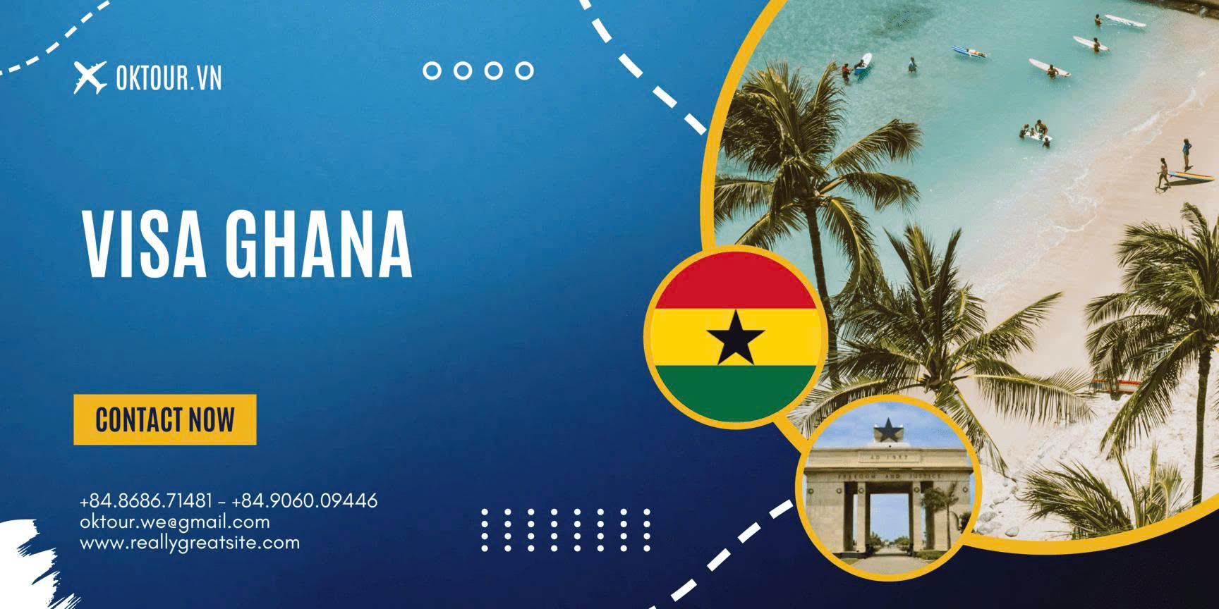 Chi phí visa Ghana