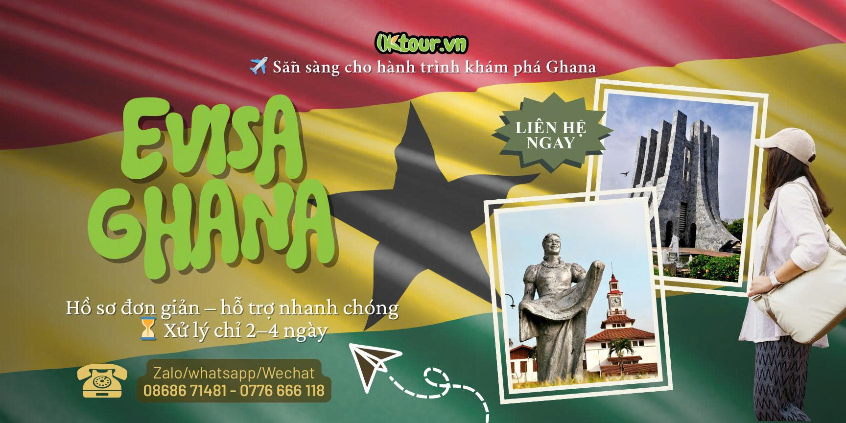 Hồ sơ xin visa Ghana mới nhất 2026 - OKTOUR