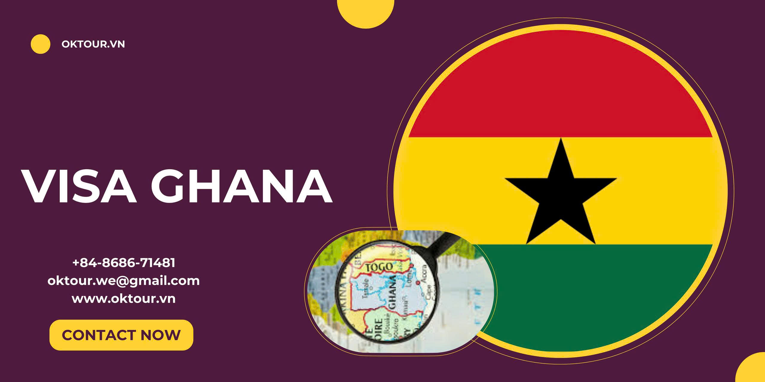 Hướng dẫn xin visa Ghana tiết kiệm chi phí